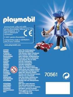 MINI FIGURKA CHŁOPAK Z SAMOCHODEM RC - PLAYMOBIL