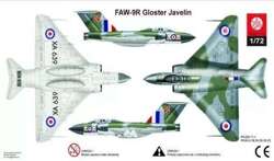 MODEL DO SKLEJANIA SAMOLOT FAW-9R GLOSTER JAVELIN 1:72 PLASTYK