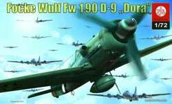 MODEL DO SKLEJANIA SAMOLOT FOCKE WULF FW 190D-9 DORA 1:72 PLASTYK