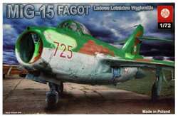 MODEL DO SKLEJANIA SAMOLOT MIG-15 FAGOT LOTNICTWO WĘGIERSKIE 1:72 PLASTYK