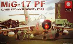 MODEL DO SKLEJANIA SAMOLOT MIG-17 PF LOTNICTWO MYŚLIWSKIE ZSRR 1:72 PLASTYK