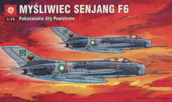 MODEL DO SKLEJANIA SAMOLOT MYŚLIWIEC SENJANG F6 1:72 PLASTYK