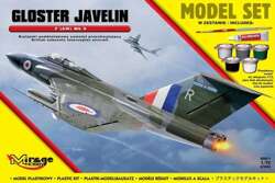 MODEL DO SKLEJANIA SAMOLOT PRZECHWYTUJĄCY GLOSTER JAVELIN 1:72 MIRAGE HOBBY