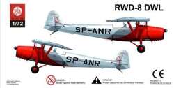 MODEL DO SKLEJANIA SAMOLOT RWD-8 DWL 1:72 PLASTYK