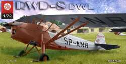 MODEL DO SKLEJANIA SAMOLOT RWD-8 DWL 1:72 PLASTYK