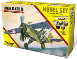 MODEL DO SKLEJANIA SAMOLOT TOWARZYSZĄCY LUBLIN R.XIII D 1:48 MIRAGE HOBBY