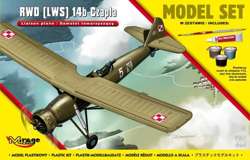 MODEL DO SKLEJANIA SAMOLOT TOWARZYSZĄCY RWD (LWS) 14b CZAPLA MIRAGE HOBBY