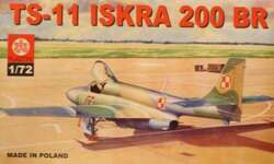 MODEL DO SKLEJANIA SAMOLOT TS-11 ISKRA 200 BR 1:72 PLASTYK