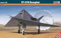 MODEL DO SKLEJANIA SAMOLOT YF-117A'SCORPION' 1:72