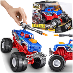 MONSTER TRUCK SAMOCHÓD Z WYRZUTNIĄ ZURU METAL MACHINES JAWESOME ŚWIATŁO