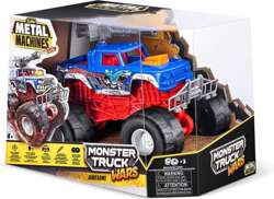 MONSTER TRUCK SAMOCHÓD Z WYRZUTNIĄ ZURU METAL MACHINES JAWESOME ŚWIATŁO