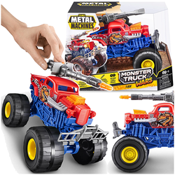 MONSTER TRUCK SAMOCHÓD Z WYRZUTNIĄ ZURU METAL MACHINES T-REX ŚWIATŁO