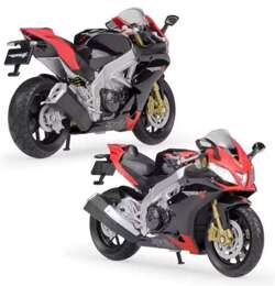 MOTOCYKL APRILIA RSV 4 FACTORY MOTOR MODEL METALOWY KOLEKCJONERSKI 1:18