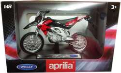 MOTOCYKL APRILIA RXV 450 POJAZD MODEL METALOWY KOLEKCJONERSKI 1:18