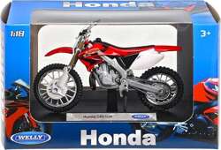 MOTOCYKL HONDA CR250R POJAZD MODEL METALOWY KOLEKCJONERSKI 1:18