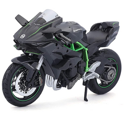 MOTOCYKL KAWASAKI NINJA H2R MODEL POJAZDU ŚCIGACZ MOTOR KOLEKCJONERSKI 1:12