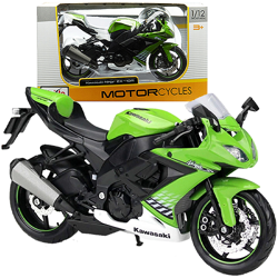 MOTOCYKL KAWASAKI NINJA ZX-10R ŚCIGACZ MOTOR MODEL KOLEKCJONERSKI 1:12