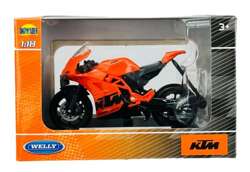 MOTOCYKL KTM RC 8C POJAZD MOTOR MODEL METALOWY KOLEKCJONERSKI 1:18