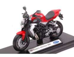 MOTOCYKL MV AGUSTA BRUTALE 990R POJAZD MODEL METALOWY KOLEKCJONERSKI 1:18