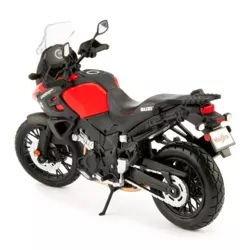 MOTOCYKL SUZUKI V-STROM ŚCIGACZ POJAZD MOTOR MODEL KOLEKCJONERSKI 1:12 