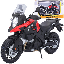 MOTOCYKL SUZUKI V-STROM ŚCIGACZ POJAZD MOTOR MODEL KOLEKCJONERSKI 1:12 