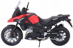 MOTOCYKL SUZUKI V-STROM ŚCIGACZ POJAZD MOTOR MODEL KOLEKCJONERSKI 1:12 