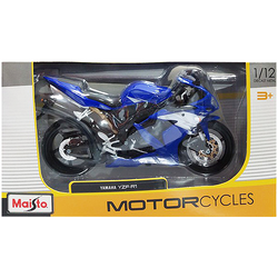 MOTOCYKL YAMAHA YZF-R1 MODEL POJAZDU MOTOR MOTOCYKL KOLEKCJONERSKI 1:12