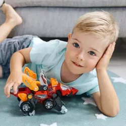 MOTOZAURY DINOZAUR TRANSFORMUJĄCY VTECH STEGOZAUR LUTOR SAMOCHÓD BUGGY