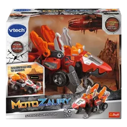 MOTOZAURY DINOZAUR TRANSFORMUJĄCY VTECH STEGOZAUR LUTOR SAMOCHÓD BUGGY