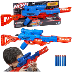 NERF ALPHASTRIKE MANTIS STRZELBA Z LUNETĄ 5 STRZAŁEK WYRZUTNIA HASBRO