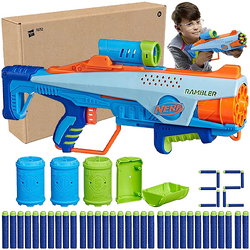 NERF ELITE JUNIOR ROOKIE PACK WYRZUTNIA PISTOLET 32 STRZAŁKI POCISKI HASBRO