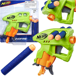 NERF NANOFIRE WYRZUTNIA HASBRO 3 STRZAŁKI ELITE PISTOLET BLASTER PODRĘCZNY