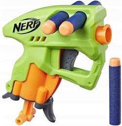 NERF NANOFIRE WYRZUTNIA HASBRO 3 STRZAŁKI ELITE PISTOLET BLASTER PODRĘCZNY