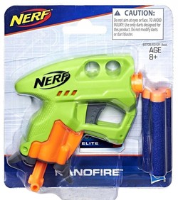 NERF NANOFIRE WYRZUTNIA HASBRO 3 STRZAŁKI ELITE PISTOLET BLASTER PODRĘCZNY