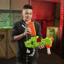 NERF PISTOLET WYRZUTNIA ZOMBIE STRIKE REVREAPER 10 STRZAŁEK POCISKÓW HASBRO