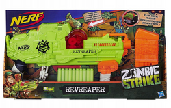 NERF PISTOLET WYRZUTNIA ZOMBIE STRIKE REVREAPER 10 STRZAŁEK POCISKÓW HASBRO