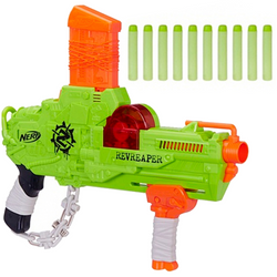 NERF PISTOLET WYRZUTNIA ZOMBIE STRIKE REVREAPER 10 STRZAŁEK POCISKÓW HASBRO