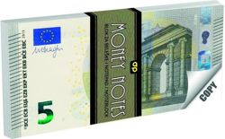 NOTES KLEJONY KARTECZKI 5 EURO 70 K PANTA PLAST