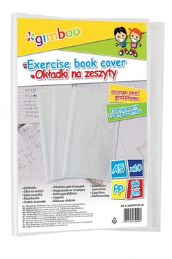 OKŁADKA NA ZESZYT A5 GIMBOO KRYSTALICZNA 150μm PP GRUBA 1 SZTUKA