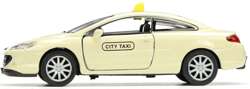 PEUGEOT COUPE 407 TAXI METALOWE AUTO KOLEKCJONERSKIE WELLY 1:34