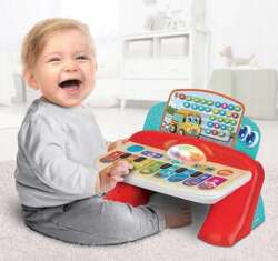 PIANINKO INTERAKTYWNE DOTYKOWE KEYBOARD WINFUN SMILY PLAY EDUKACYJNE