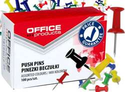 PINEZKI TABLICOWE BECZUŁKI KOLOROWE biurowe OFFICE Product -  1200 SZTUK