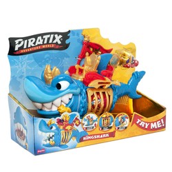 PIRATIX KING SHARK REKIN STATEK SERIA GOLDEN TREASURE OKRĘT PIRACKI FIGURKA