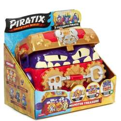 PIRATIX MONSTER TREASURE SERIA GOLDEN ZŁOTA SKRZYNIA SKARBÓW FIGURKI