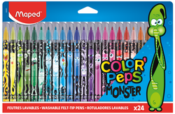 PISAKI MAZAKI FLAMASTRY POTWORKI COLORPEPS MONSTER MAPED 24 KOLORY