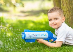 PISTOLET DO BANIEK PODWÓJNA WYRZUTNI + PŁYN DUMEL