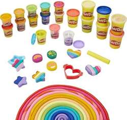 PLAY-DOH CIASTOLINA DUŻY ZESTAW KREATYWNY 21 TUB 1,5kg HASBRO + AKCESORIA