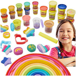 PLAY-DOH CIASTOLINA DUŻY ZESTAW KREATYWNY 21 TUB 1,5kg HASBRO + AKCESORIA