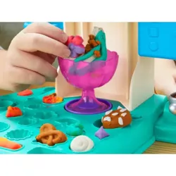 PLAY-DOH CIASTOLINA ZESTAW KREATYWNY LODZIARNIA AKCESORIA MASA 284g HASBRO