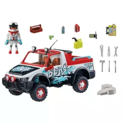 PLAYMOBIL CITY LIFE SAMOCHÓD RAJDOWY TERENOWY FIGURKA 74 ELEMENTY 71430